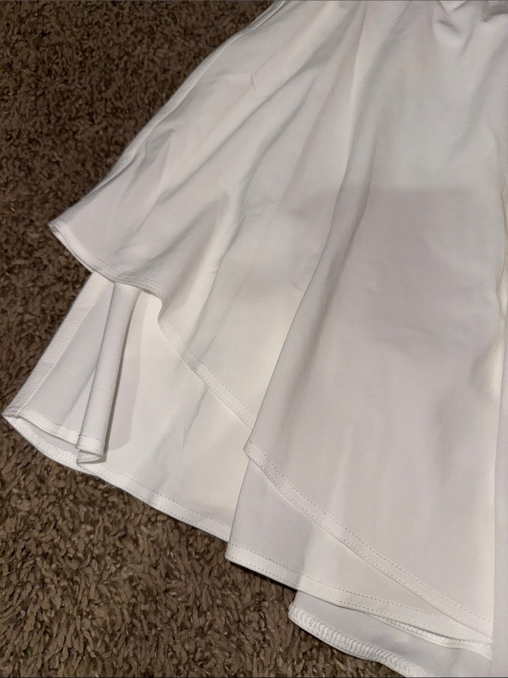 White Layered Tennis Skirt lululemon sz 12 nwt - Picture 2 of 6